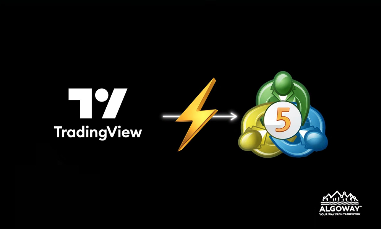 TradingView sends a signal to MetaTrader 5 through AlgoWay